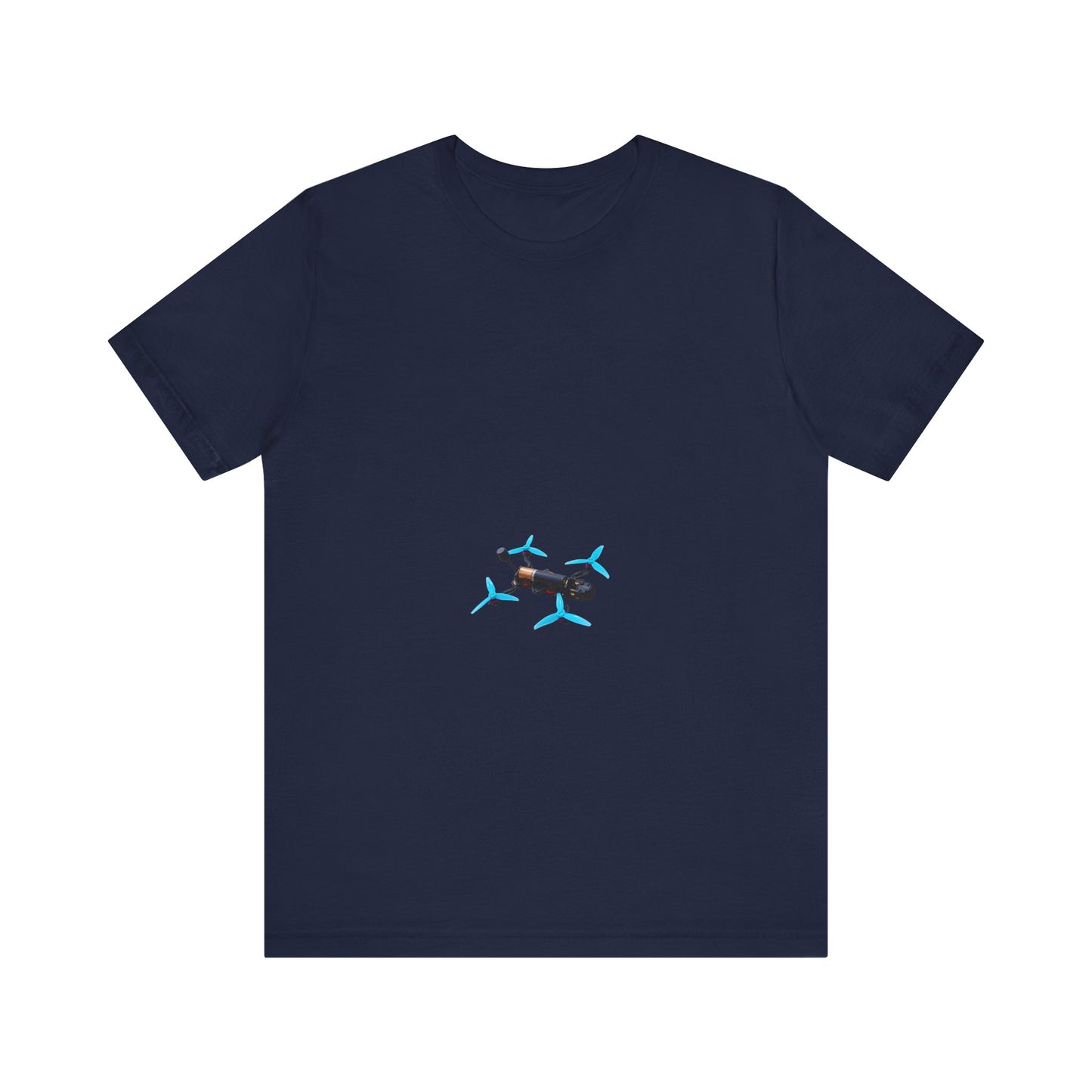 Blue Racing Drone T-Shirt | Quadcopter Tech Tee
