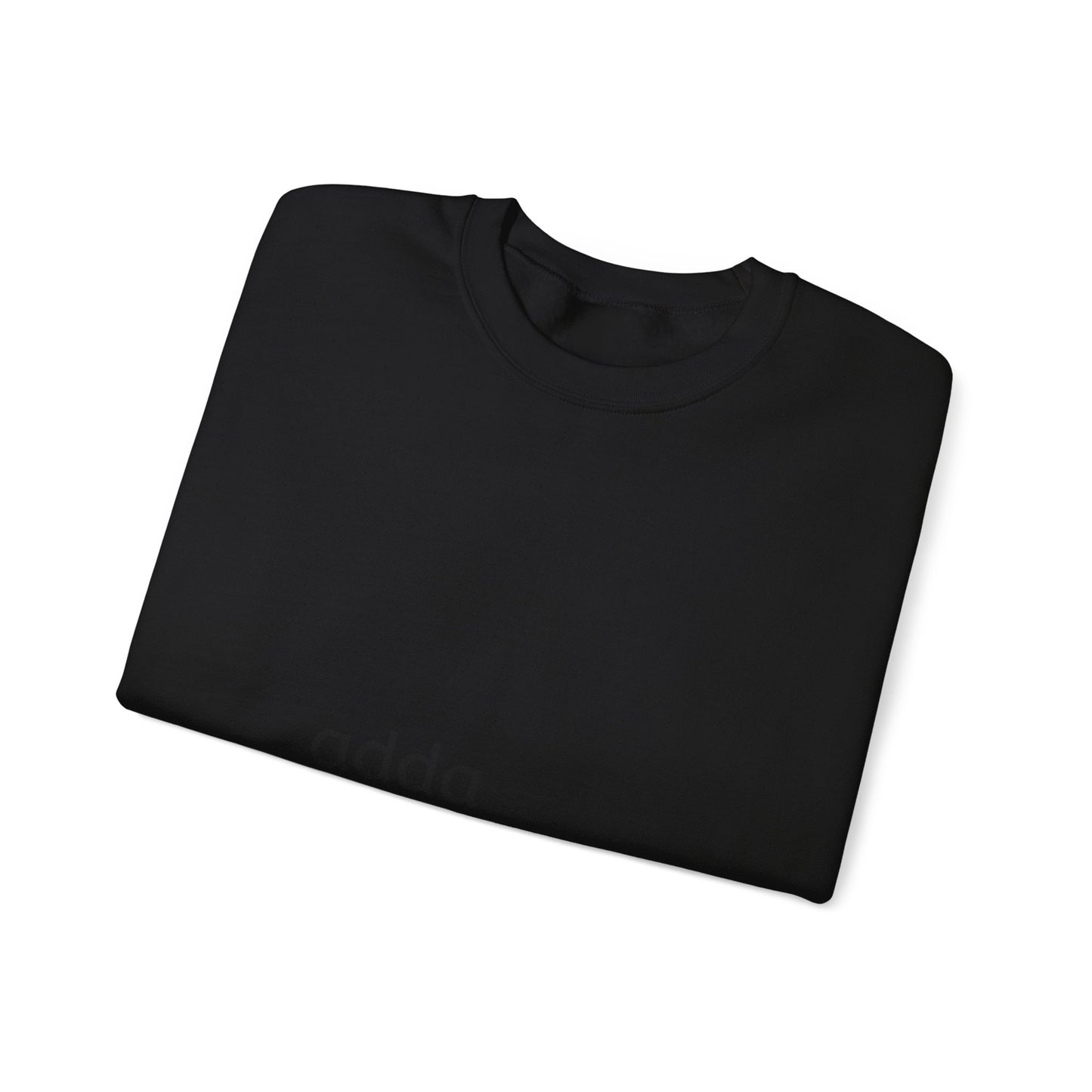 Adda Minimalist Crewneck Sweatshirt — Simple Text Logo Pullover