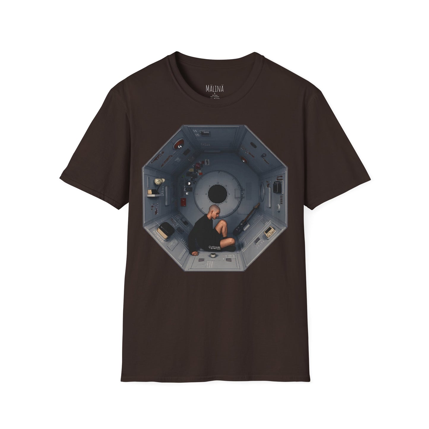 Astronaut Capsule Interior T-Shirt | Space Station Module