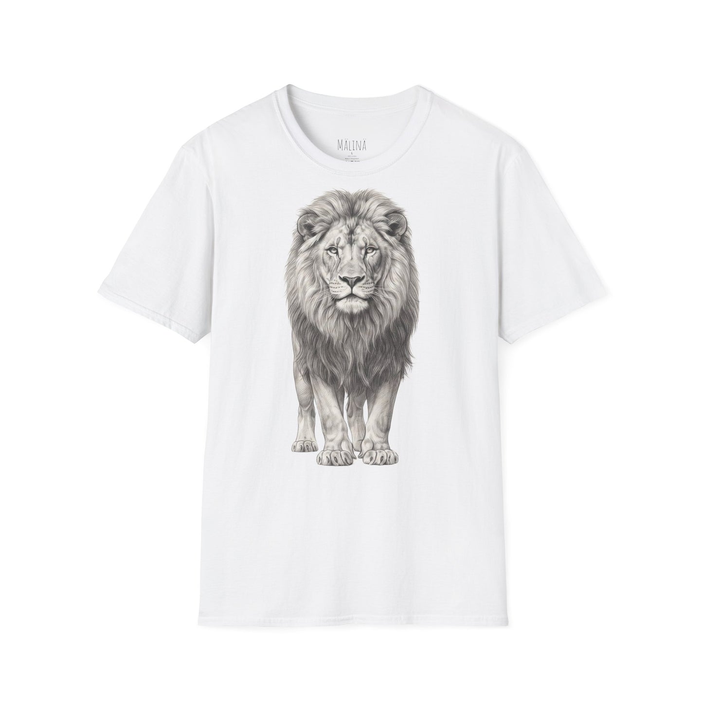 Lion King Of The Jungle Pencil Drawn Shirt