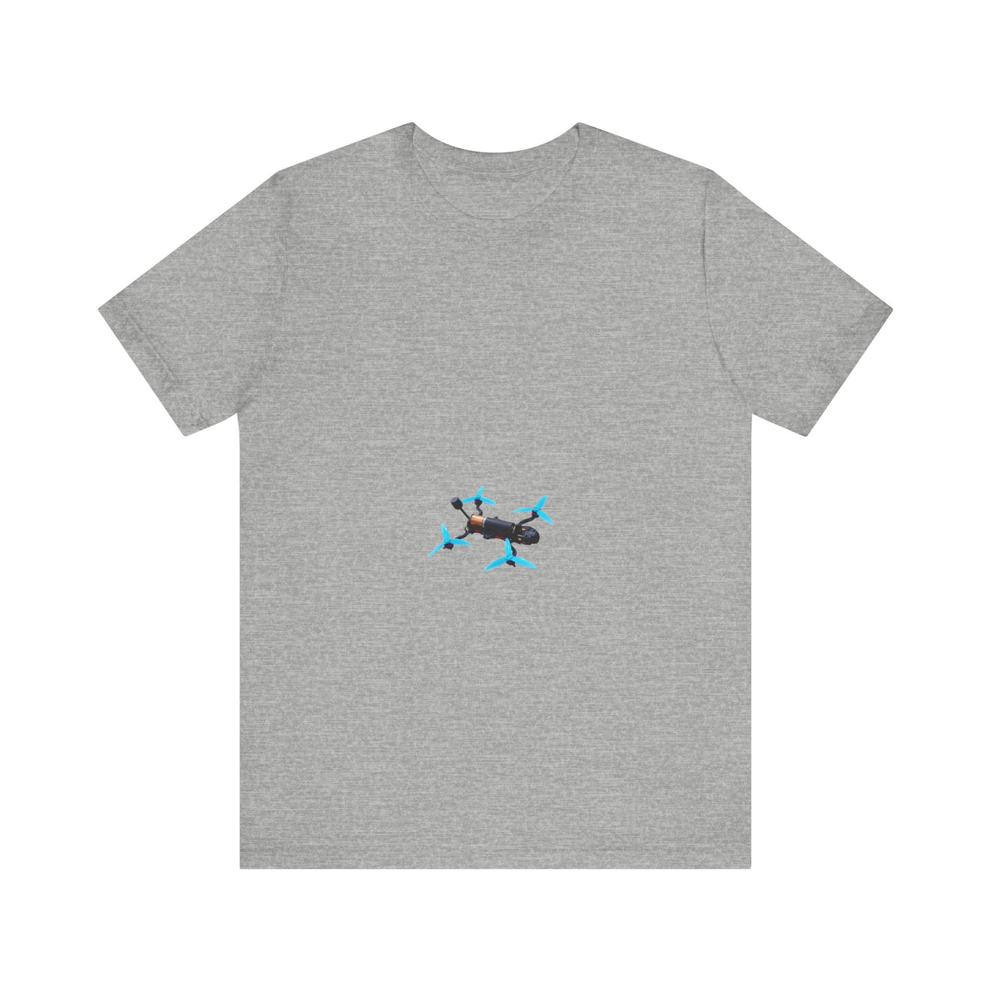 Blue Racing Drone T-Shirt | Quadcopter Tech Tee