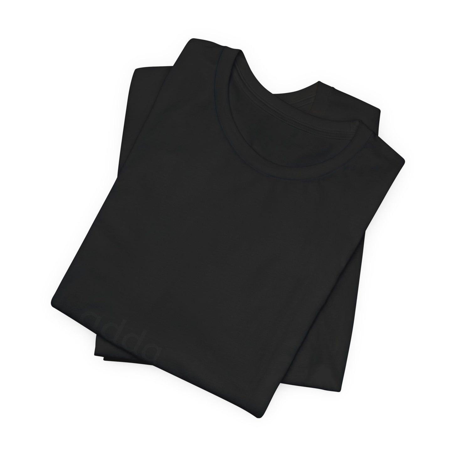 Adda Minimalist Tee — Small Center Chest Text T-Shirt