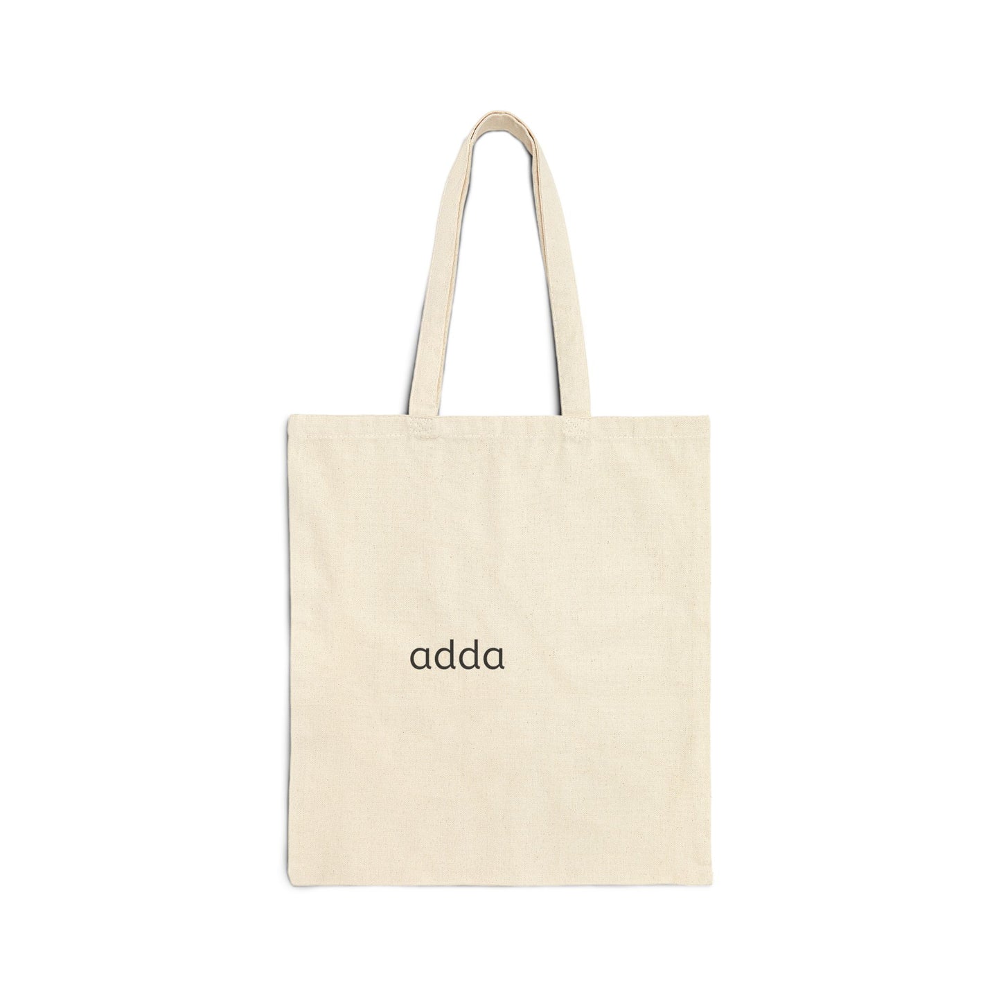 Adda Cotton Canvas Tote Bag — Minimalist Everyday Market & Book Tote