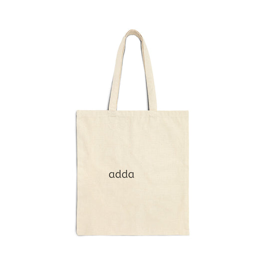 Adda Cotton Canvas Tote Bag — Minimalist Everyday Market & Book Tote