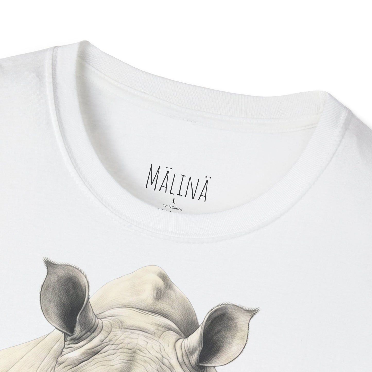 Rhino Pencil Drawn Shirt