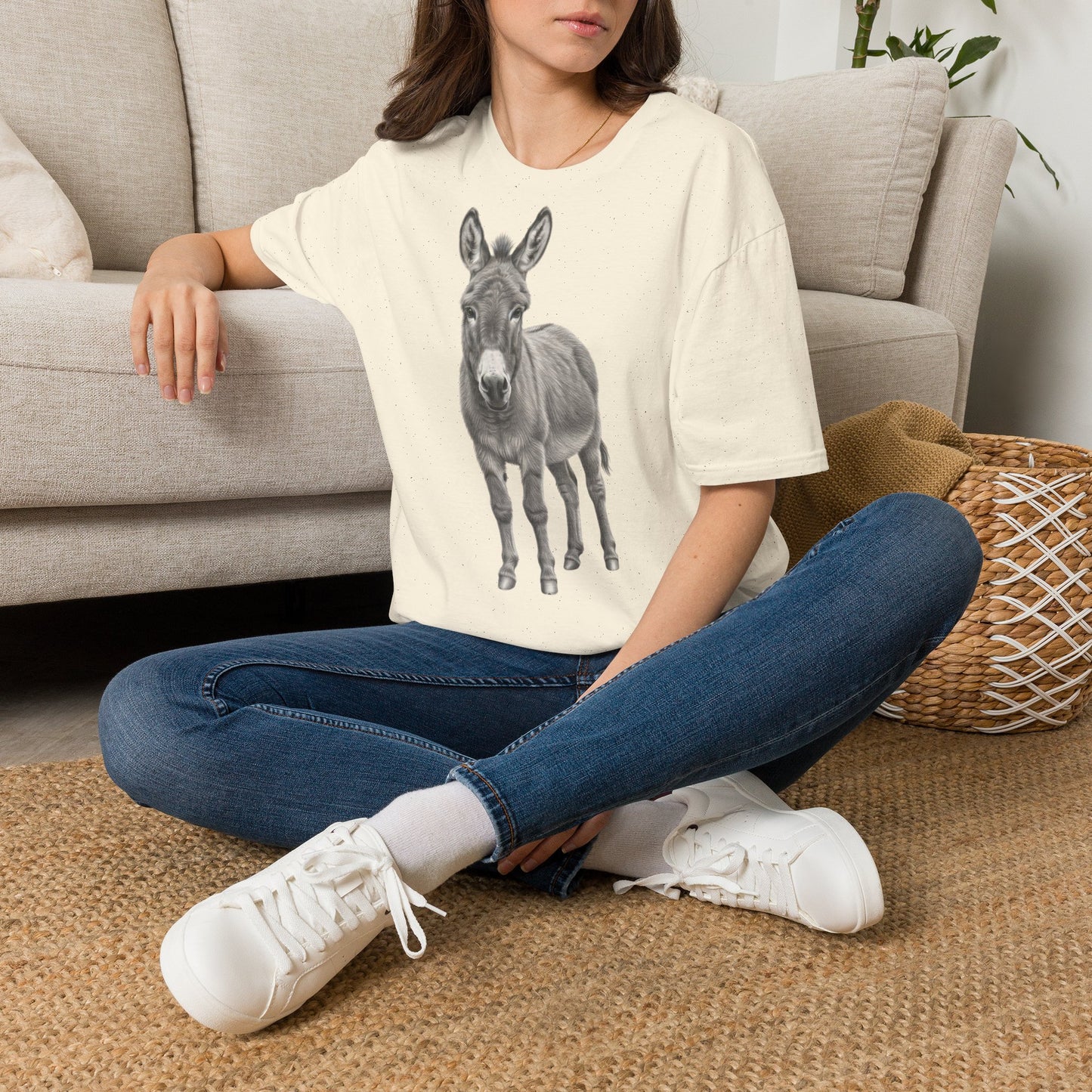 Donkey Pencil Drawn Shirt