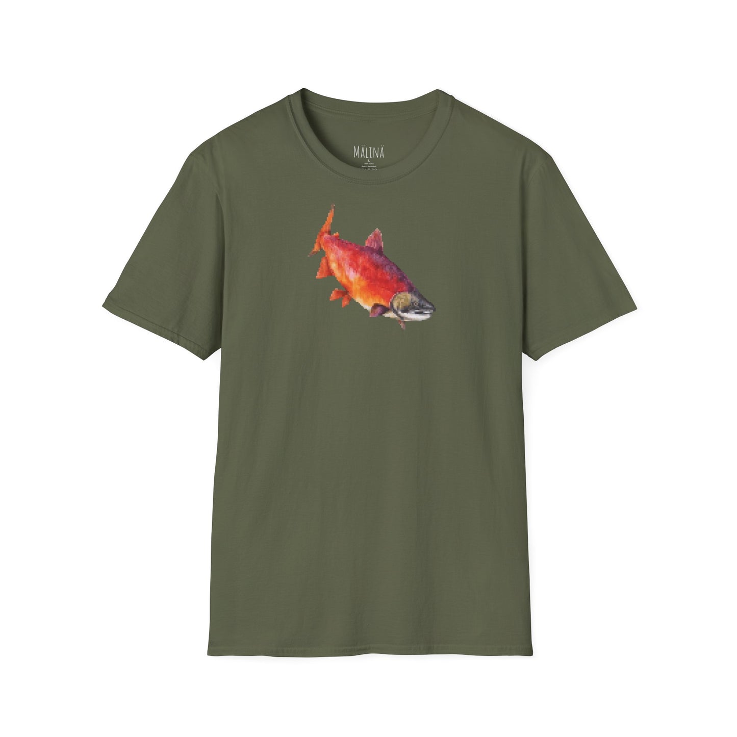 Salmon Pixel T-Shirt