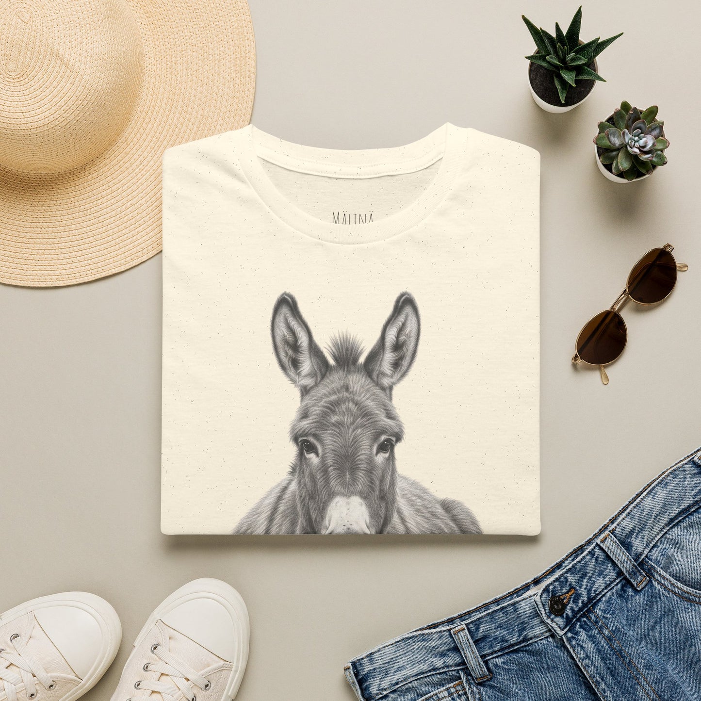Resting Donkey Pencil Drawn Shirt