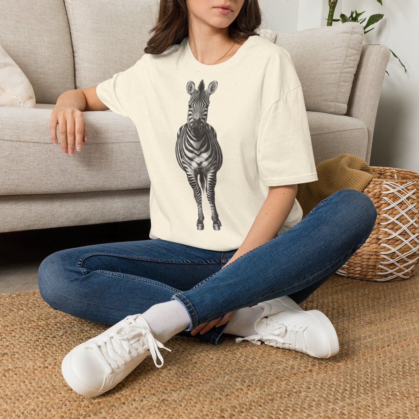 Zebra Pencil Drawn Shirt