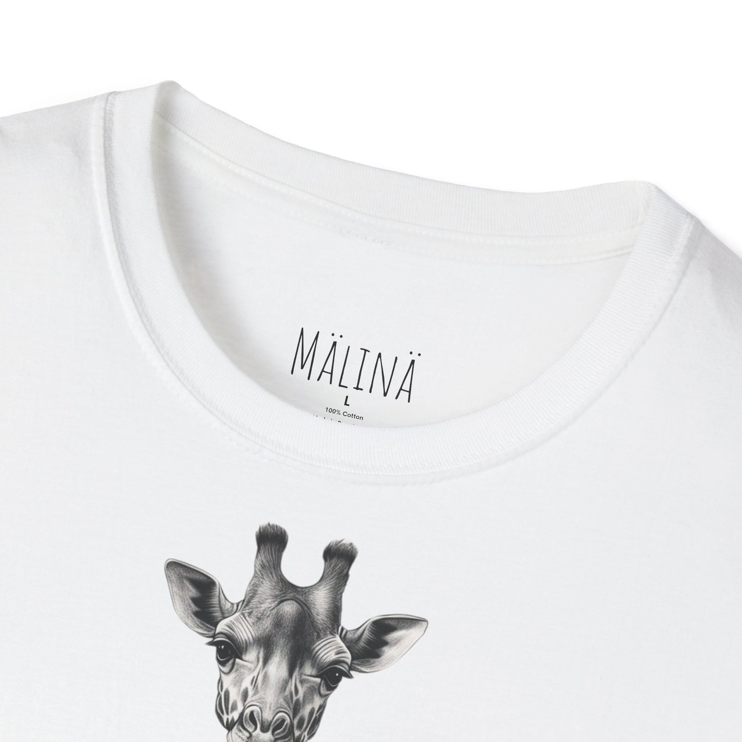 Giraffe Pencil Drawn Shirt