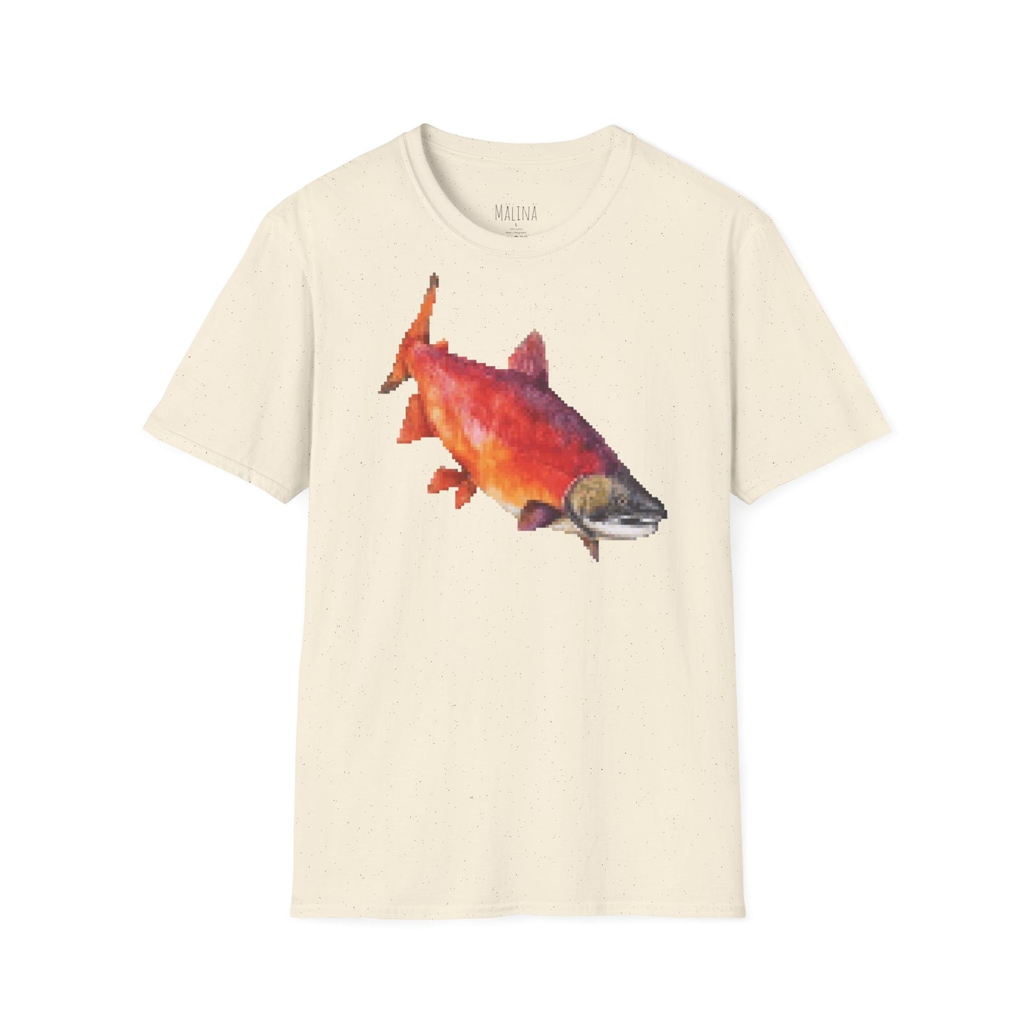 Salmon Pixel T-Shirt