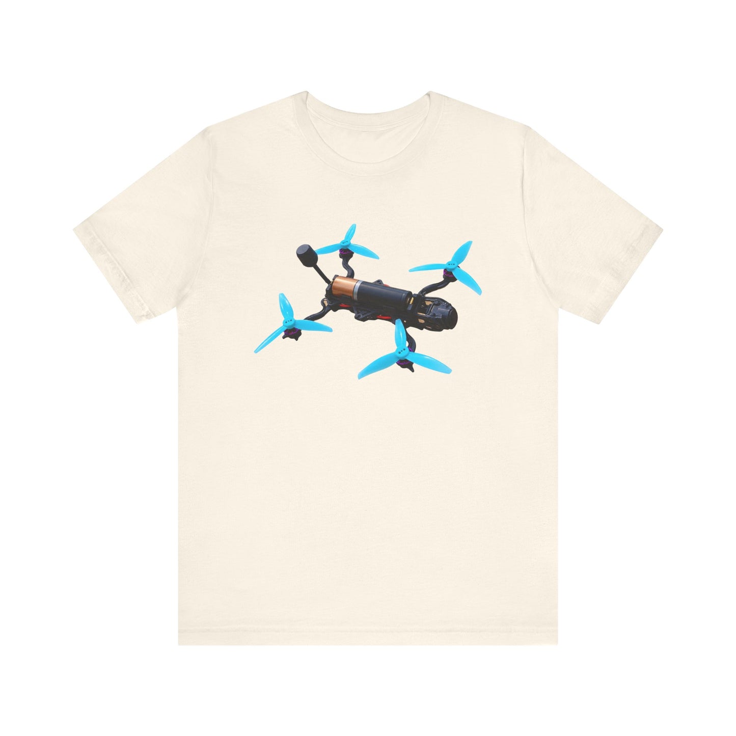 Blue Propeller Drone Tee | Racing Quadcopter T-Shirt