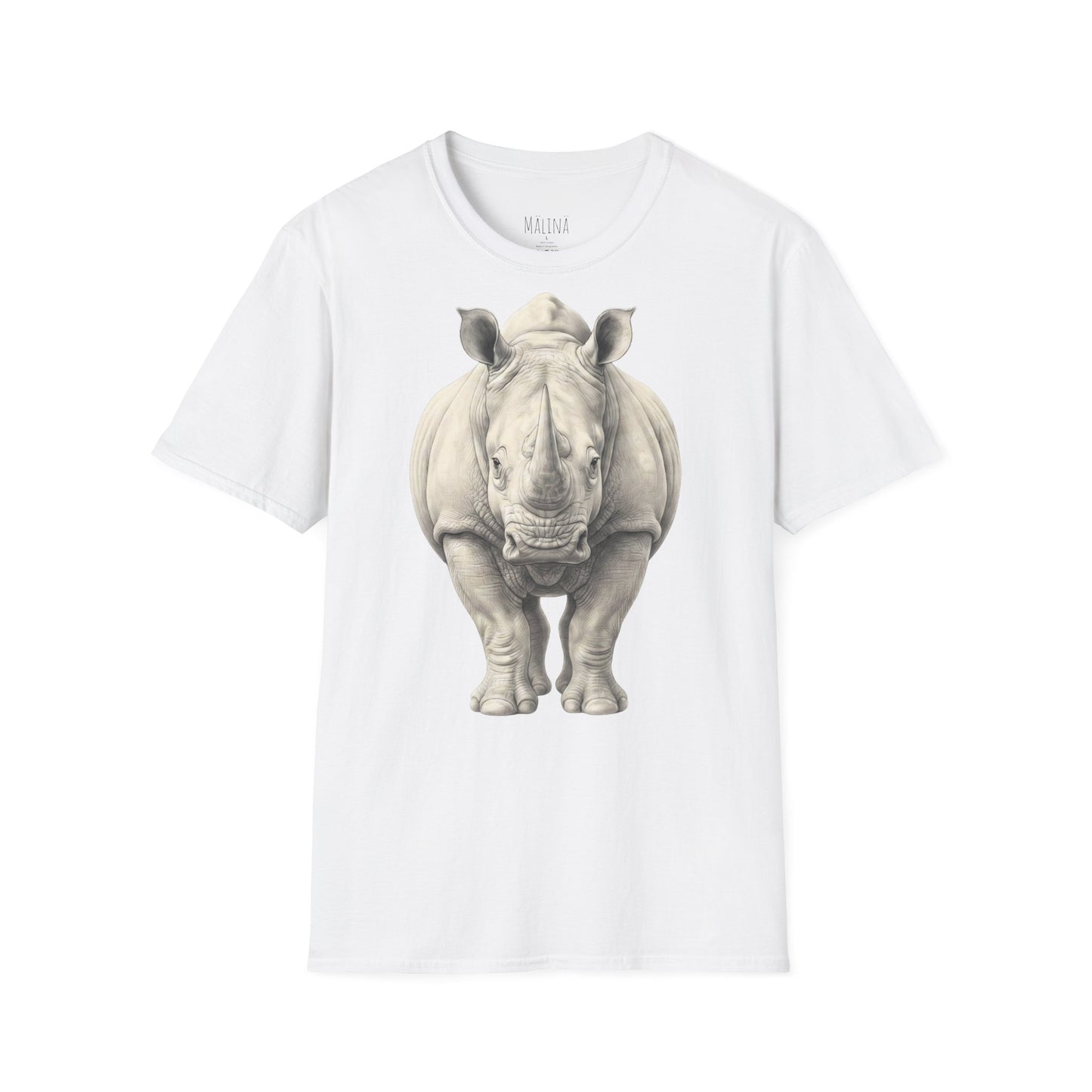 Rhino Pencil Drawn Shirt