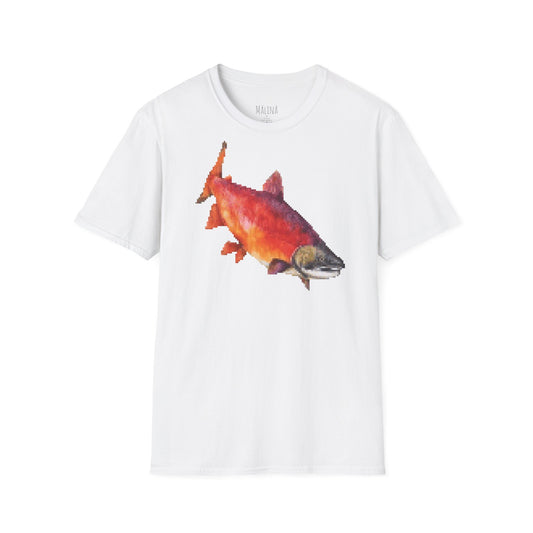 Salmon Pixel T-Shirt
