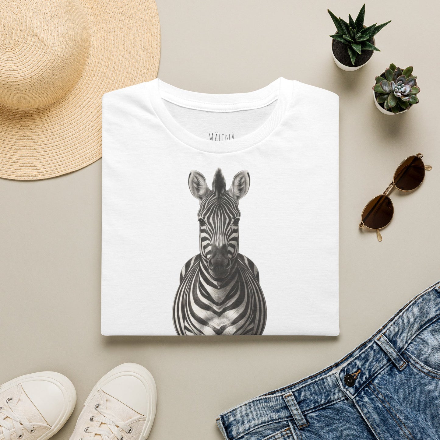 Zebra Pencil Drawn Shirt