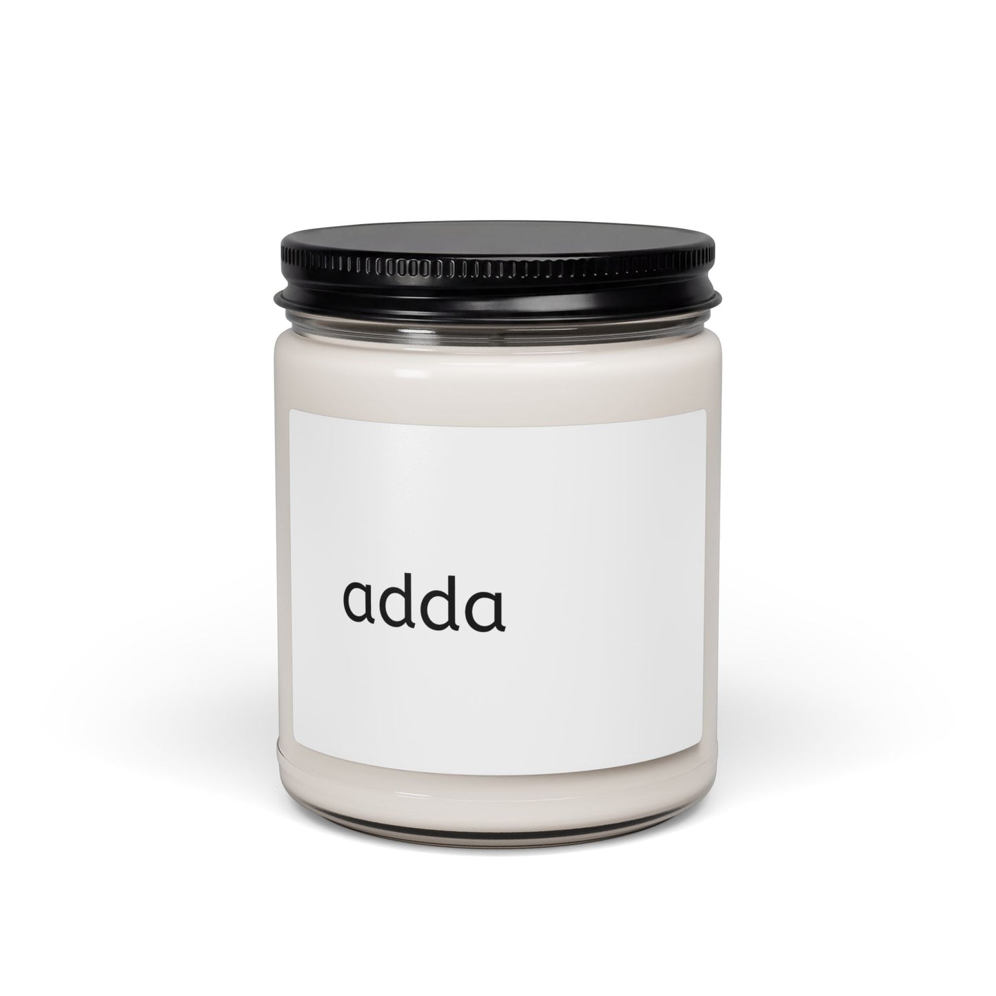 Adda Scented Soy Candle — 9oz Minimalist Jar Candle, Clean Home Fragrance