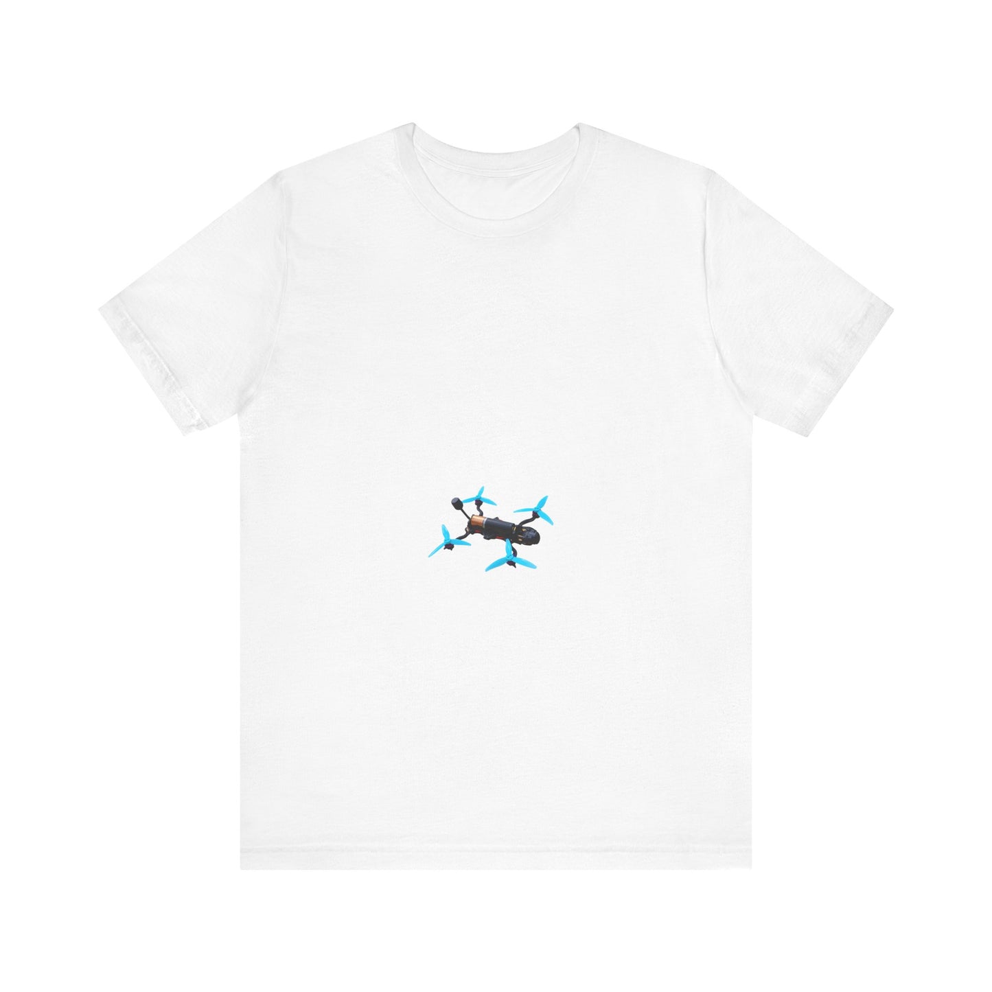 Blue Racing Drone T-Shirt | Quadcopter Tech Tee