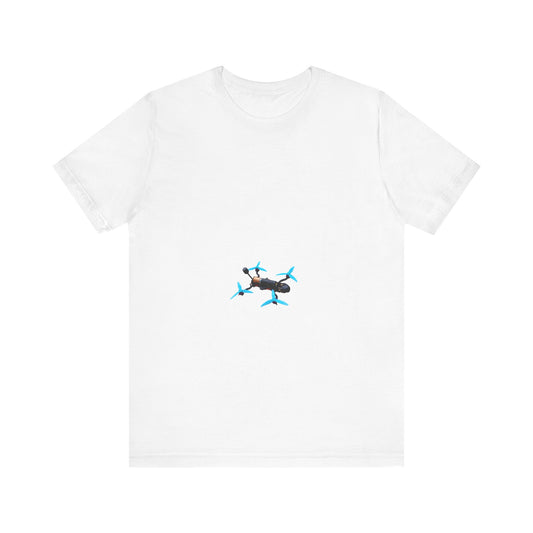 Blue Racing Drone T-Shirt | Quadcopter Tech Tee