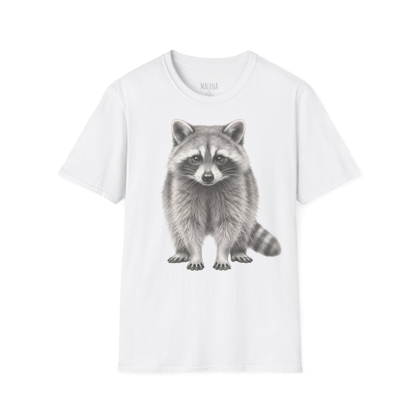 Raccoon Pencil Drawn Shirt