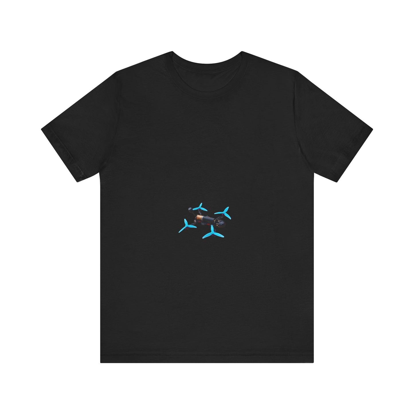 Blue Racing Drone T-Shirt | Quadcopter Tech Tee