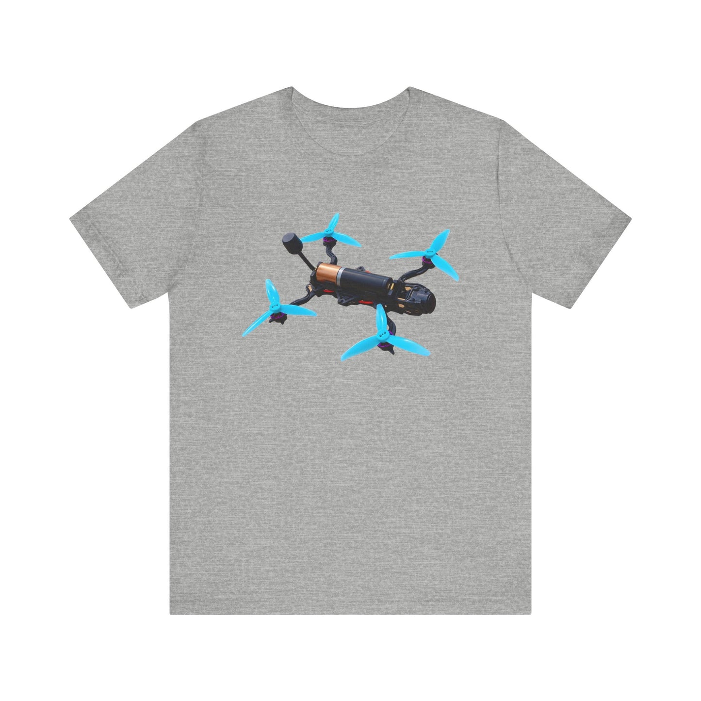 Blue Propeller Drone Tee | Racing Quadcopter T-Shirt
